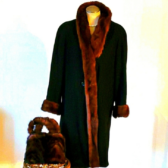 🔥MARVIN RICHARDS MINK WOOL COAT 🔥 - Picture 2 of 11